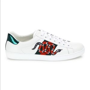 New Gucci Ace embroidered sneakers size 8.5 men